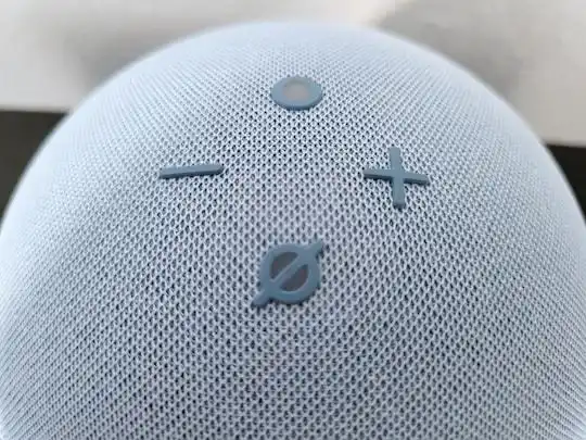 Amazon Echo 4th Gen button