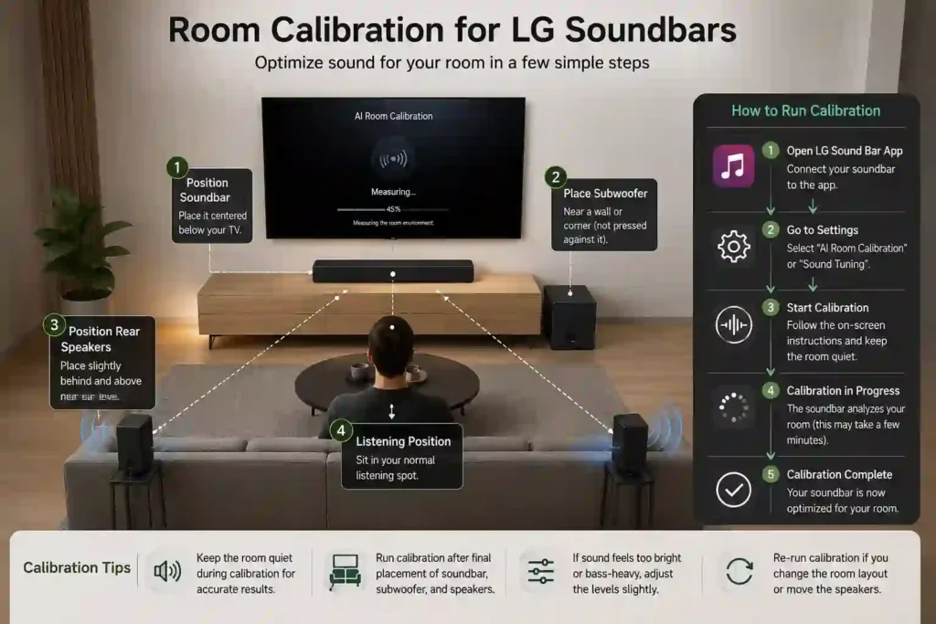 LG Soundbar Room Calibration