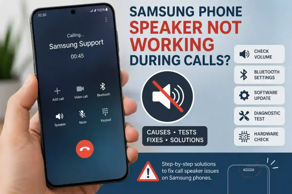 Samsung Phone Speaker Not Working During Calls quick fix