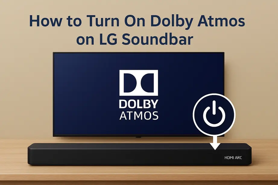 Turn On Dolby Atmos on LG Soundbar