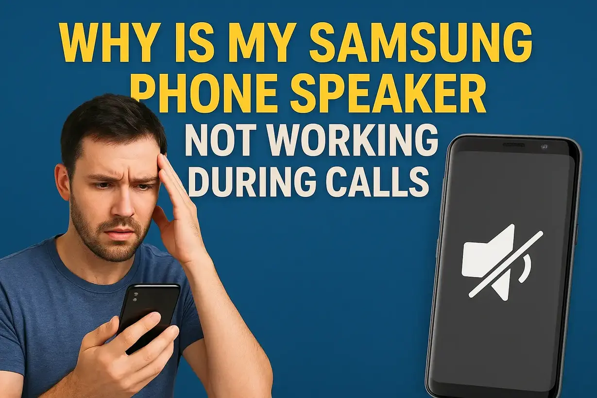 why is my samsung phone speaker not working during call