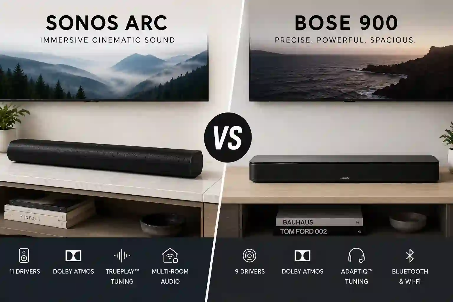Sonos Arc vs Bose 900