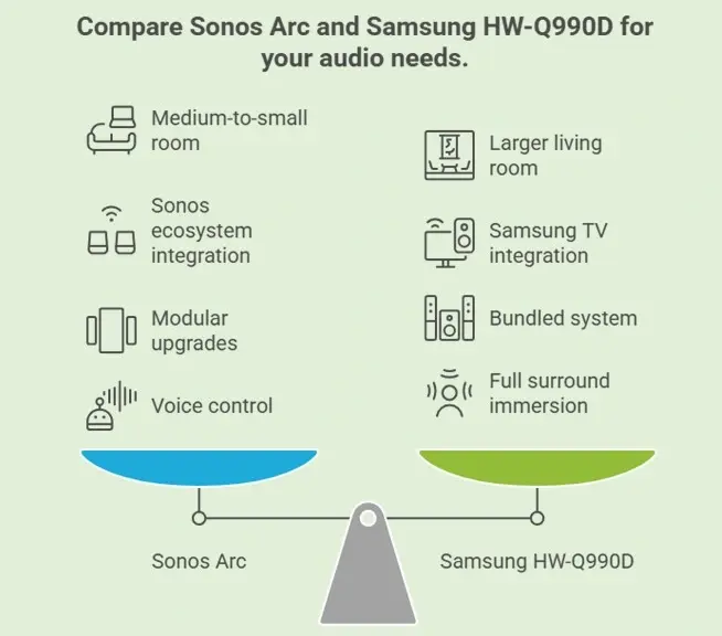 Sonos Arc vs Samsung Q990D, Use Case