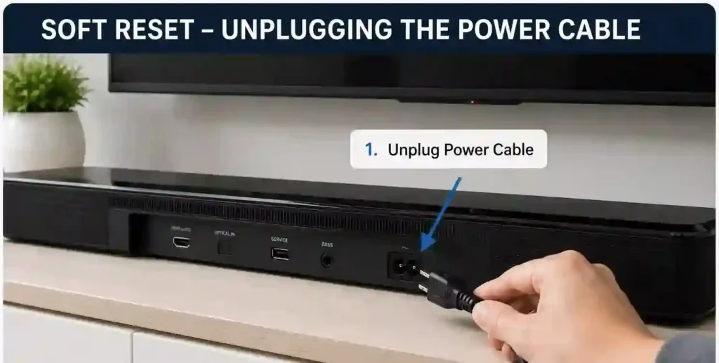 Bose 900 Soft Reset